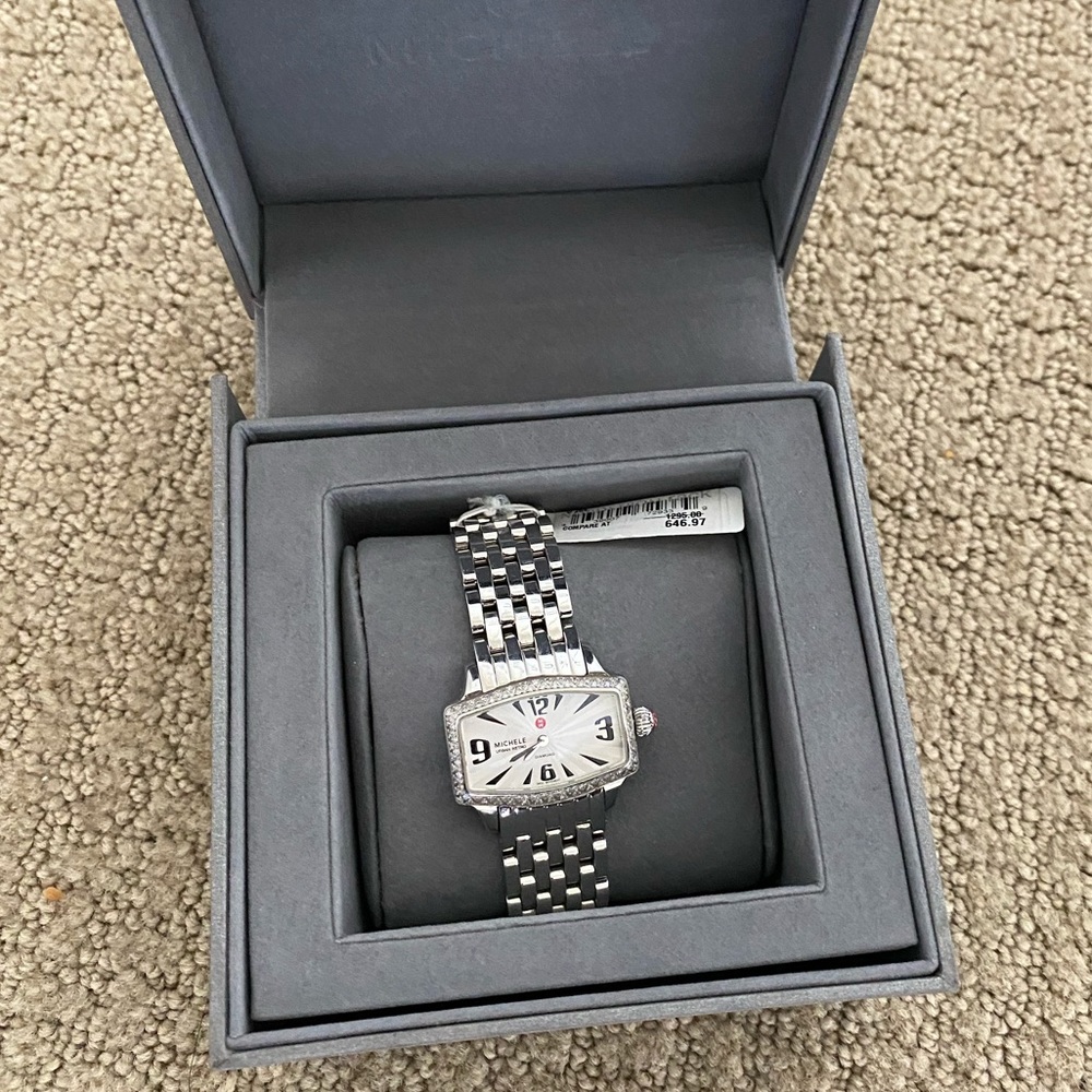 NWT Michele diamond watch